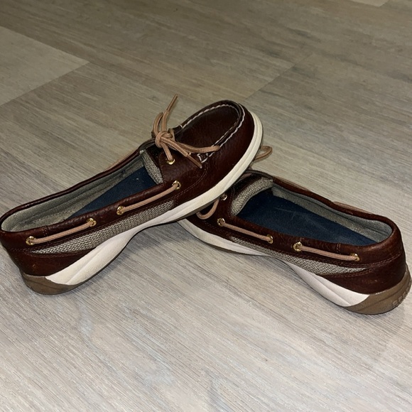 Sperry Original Yacht Boat shoes Laguna Slip on brown leather fisherman core 8 - Picture 11 of 11